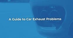 The article title over a close-up of a car exhaust, in a blue overlay.