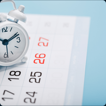 Clock with calendar