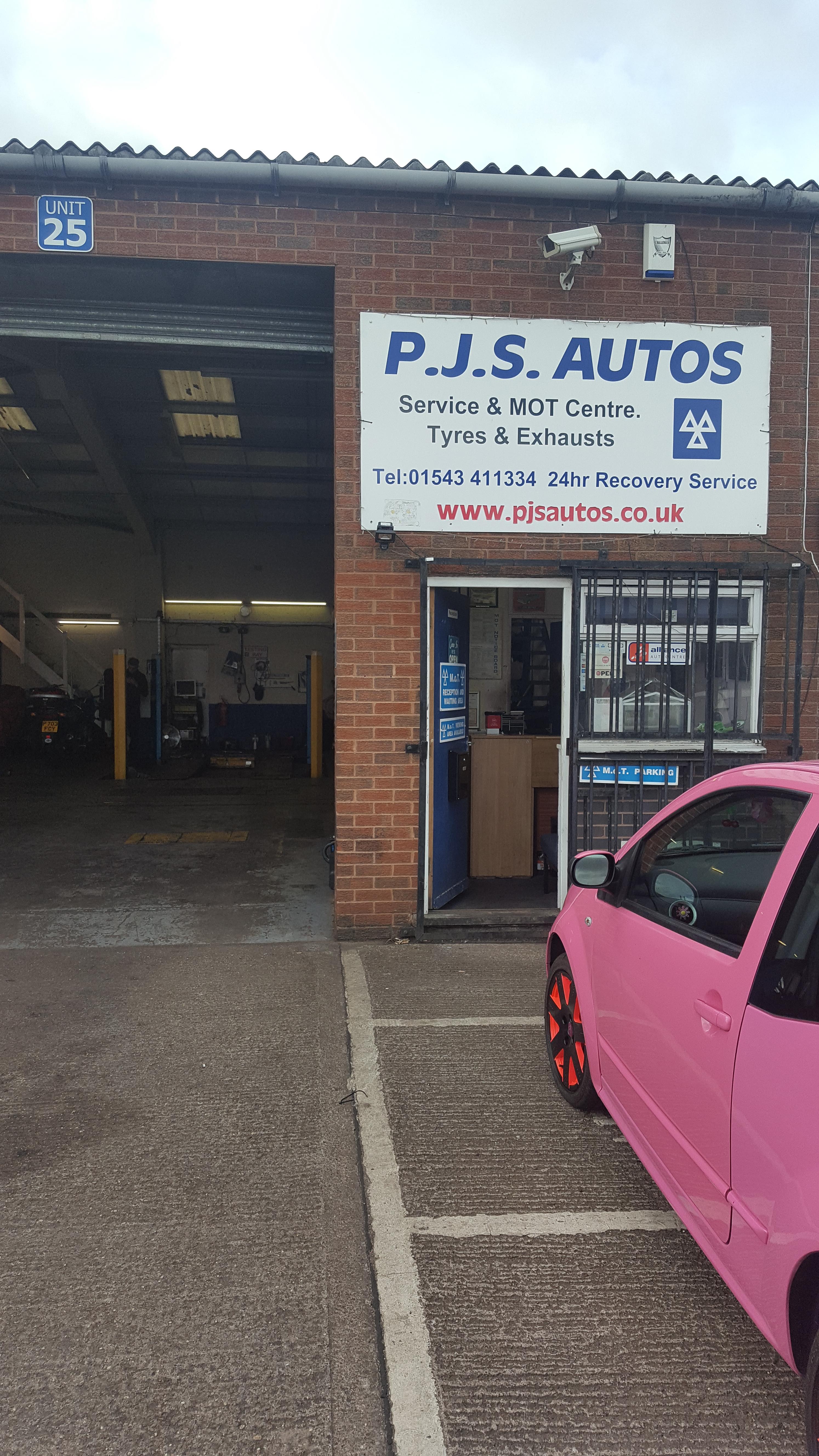 PJS AUTOS SERVICE AND MOT CENTRE Logo