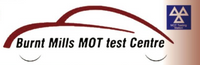 BURNT MILLS MOT TEST CENTRE Logo