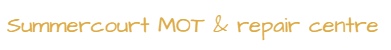 SUMMER COURT MOT CENTRE Logo